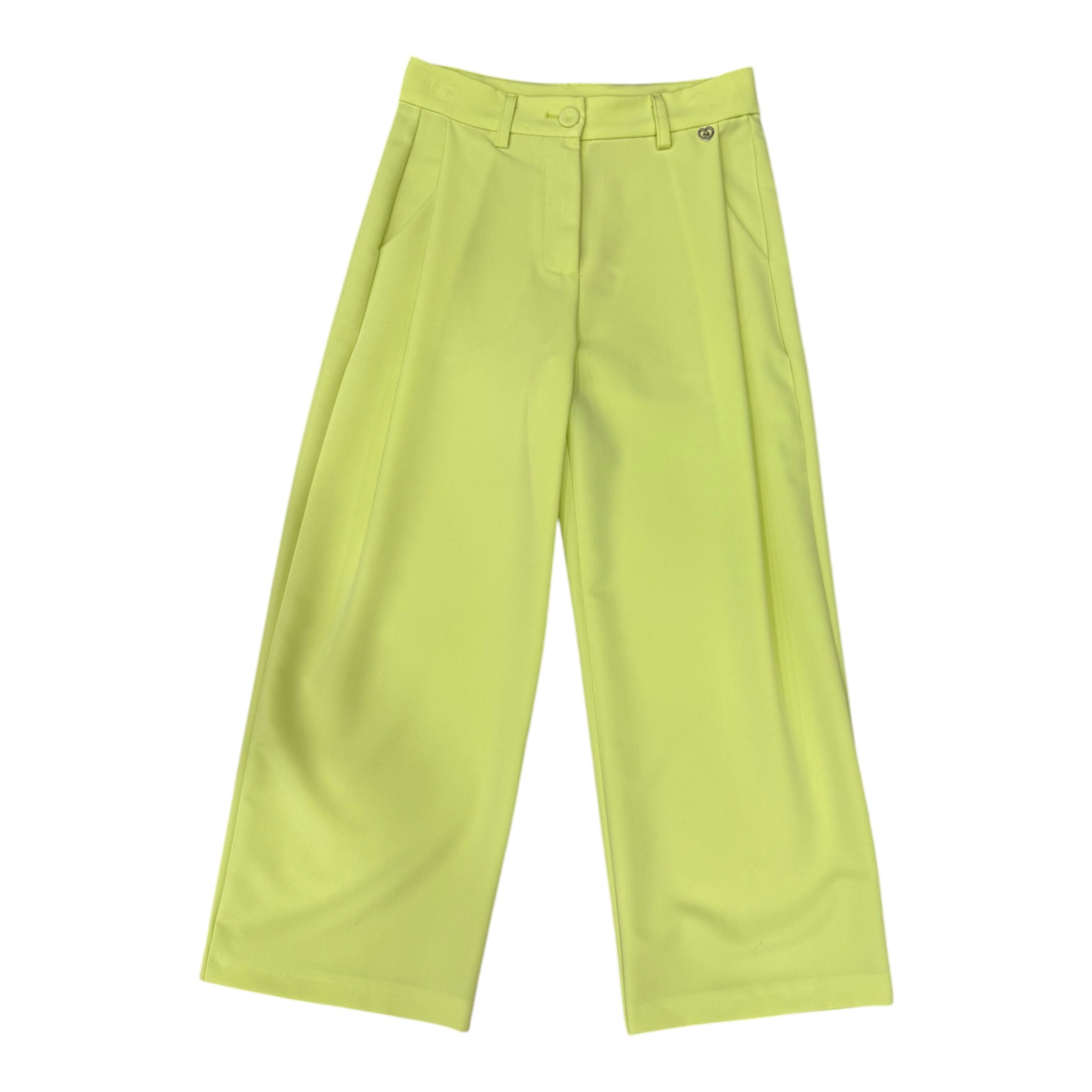 Pantalone Palazzo Lime | Vita Regolabile